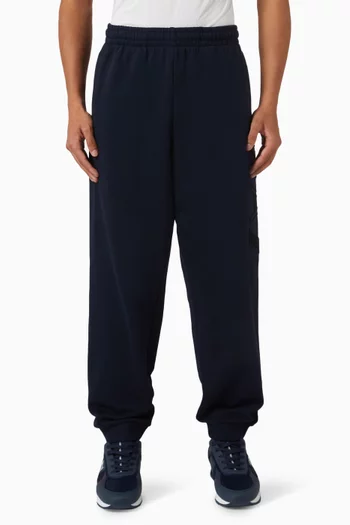 EA7 Logo Sweatpants in Cotton