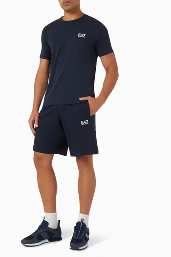 EA7 Logo Shorts in Jersey