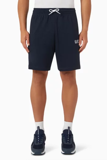 EA7 Logo Shorts in Jersey