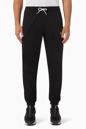 EA7 Logo Sweatpants in Cotton