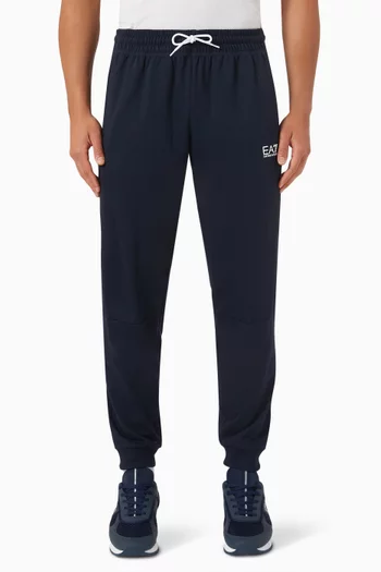 EA7 Logo Sweatpants in Cotton