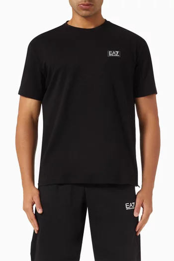 EA7 Logo T-shirt in Jersey