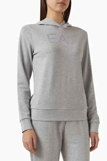 Strass Logo Sweatshirt