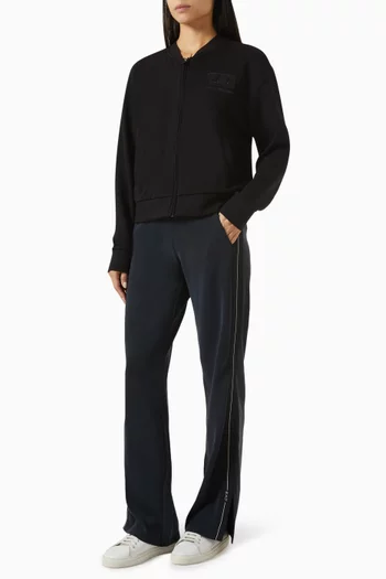 EA7 Zip Jacket in Cotton-blend