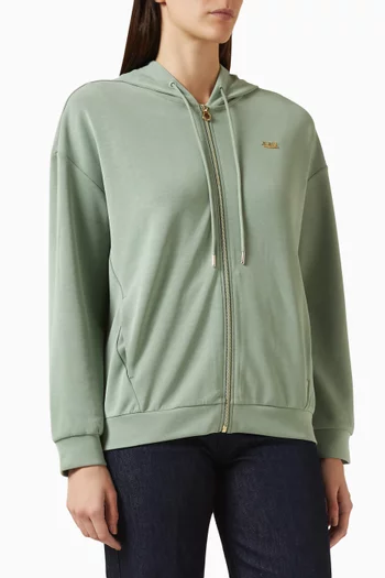 Core Lady Hoodie in Modal Blend Interlock