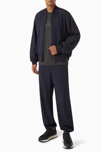 Straight-leg Pants in Viscose Blend