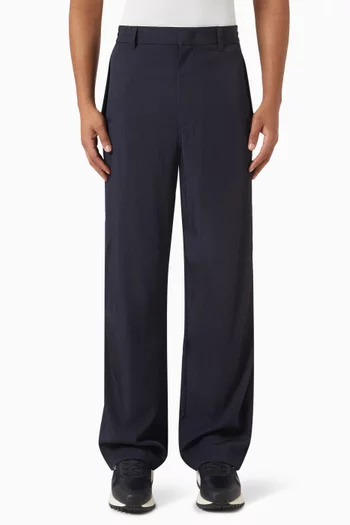 Straight-leg Pants in Viscose Blend