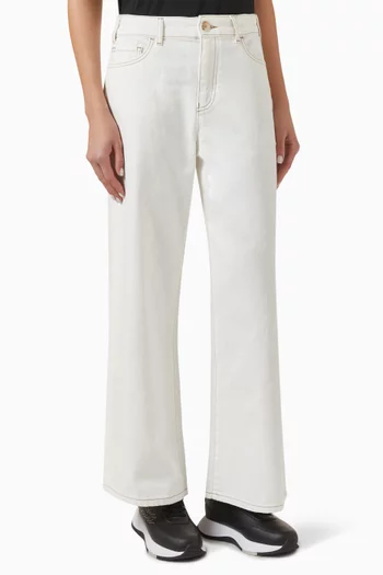 Wide-leg Jeans in Denim