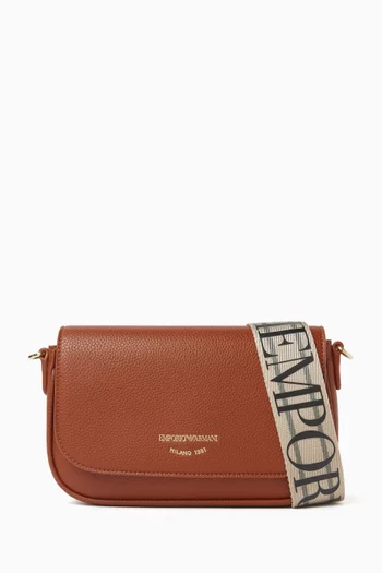 Mini Deer-print Shoulder Bag in Faux Leather