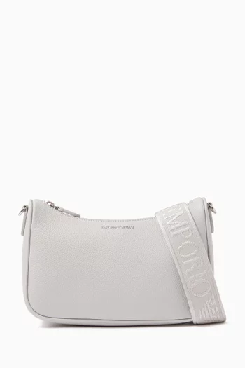 Baguette Crossbody Bag in Faux Leather