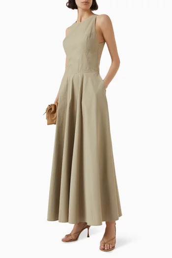 Homage Maxi Dress in Cotton