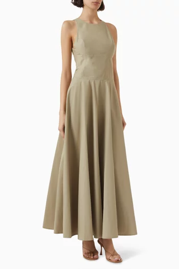 Homage Maxi Dress in Cotton