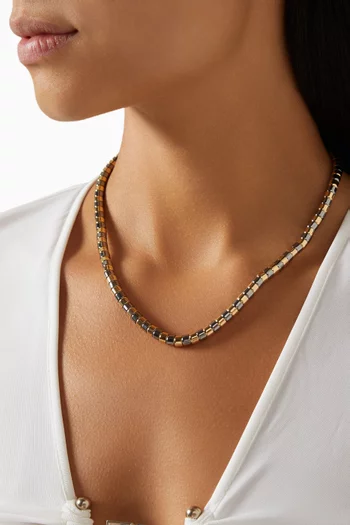Rumi Necklace in 12kt Gold-plated Brass