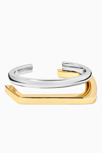 Tina Cuff in 12kt Gold-plated Brass