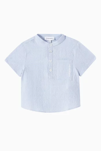 Striped Shirt in Stretch Cotton