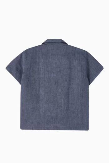 EA Logo Shirt in Linen