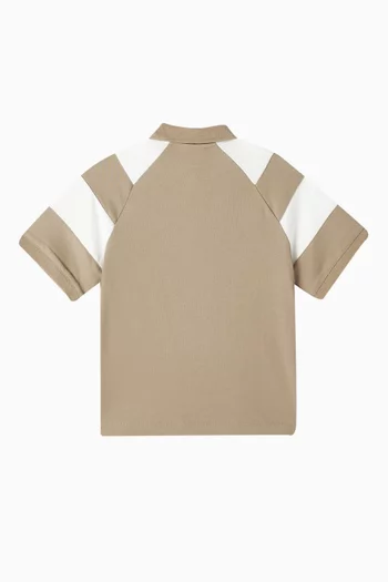 Colour-block Polo Shirt