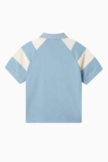 Colour-block Polo Shirt
