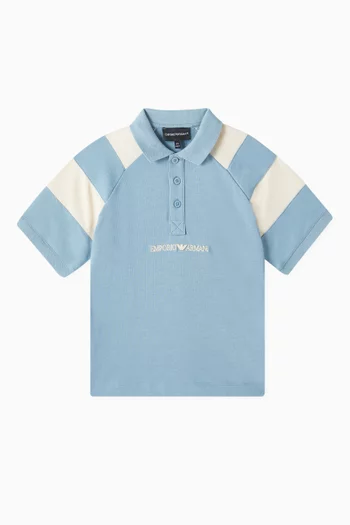 Colour-block Polo Shirt