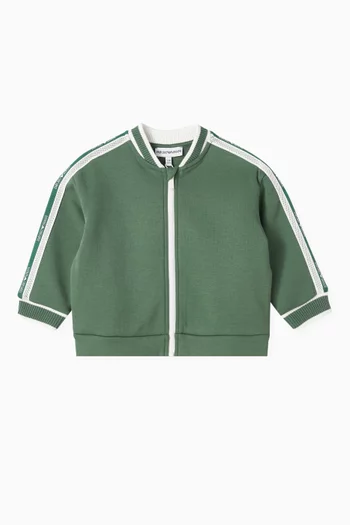 Zip-up Sweatshirt in Cotton-blend