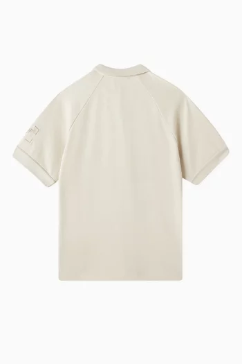 Logo Polo T-shirt in Cotton Jersey