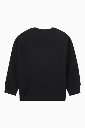 Eagle Patch Waffle Sweatshirt