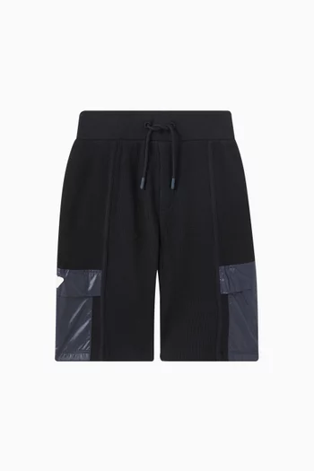 Waffle Drawstring Shorts in Organic Cotton