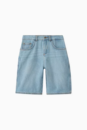 Denim Bermuda Shorts