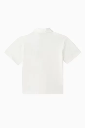 Logo Polo T-shirt in Cotton Jersey