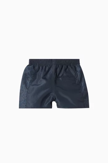 Logo Boxer Swim Shorts