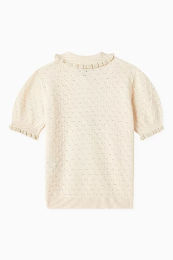 Eagle Polo Sweater in Knit