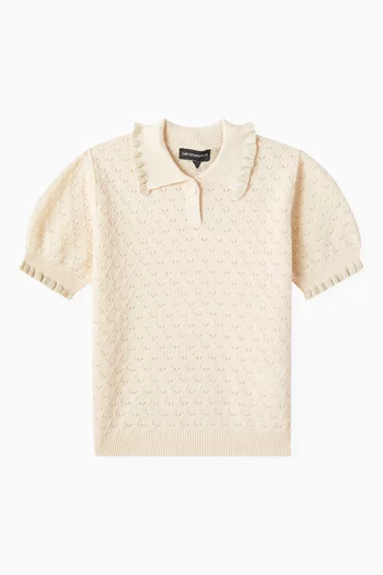 Eagle Polo Sweater in Knit