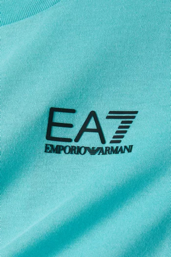 EA7 Logo T-shirt in Cotton