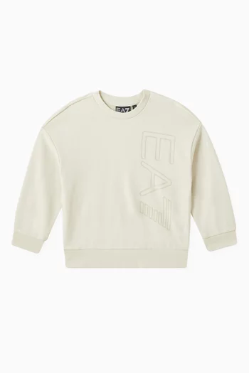 EA7 Logo Sweatshirt in Cotton