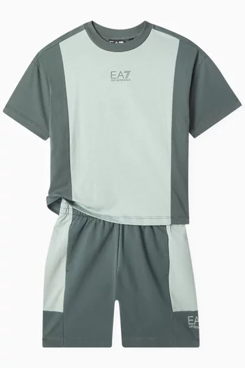 EA7 Colourblock Shorts