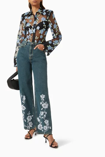 Straight-leg Jeans in Denim