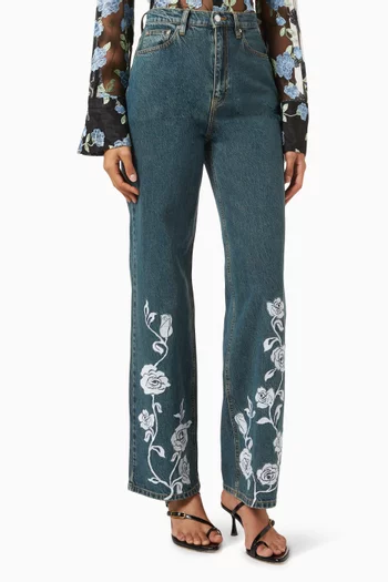 Straight-leg Jeans in Denim