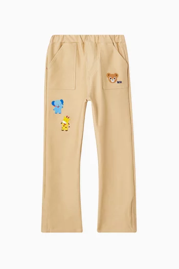 Straight-fit Pants in Cotton-blend