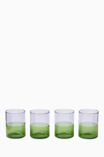 Two-tone Glass, Set of 4