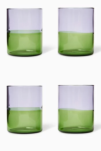 Two-tone Glass, Set of 4