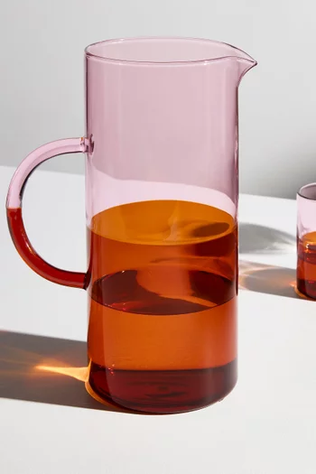 Two-tone Pitcher in Glass