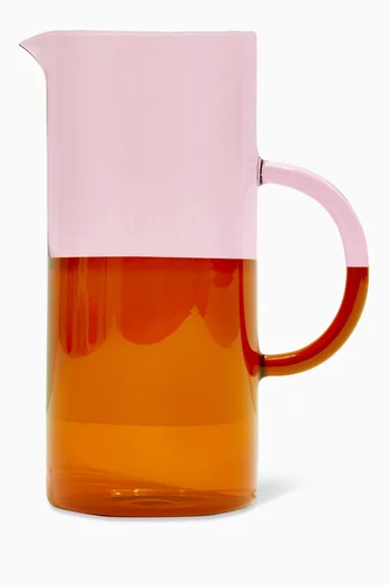 Two-tone Pitcher in Glass