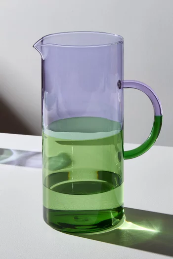 Two-tone Pitcher in Glass