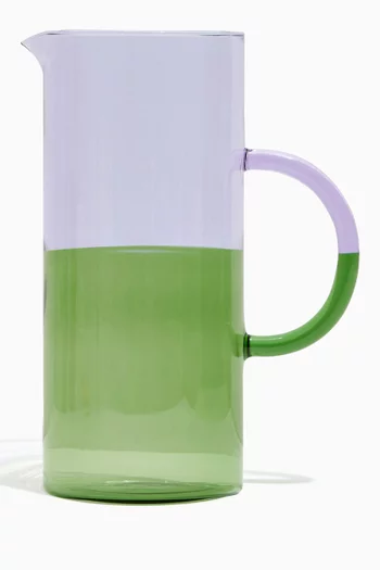 Two-tone Pitcher in Glass