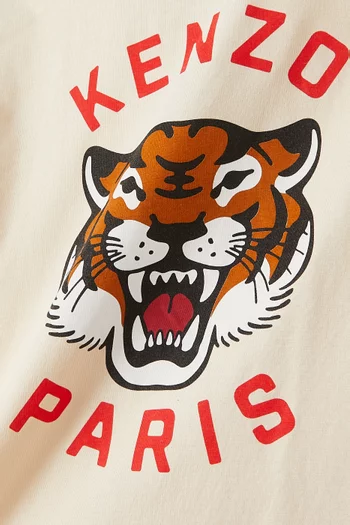 Logo Print T-shirt in Cotton