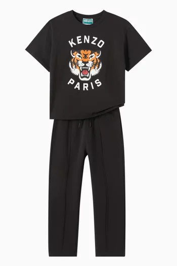 Logo Print T-shirt in Cotton