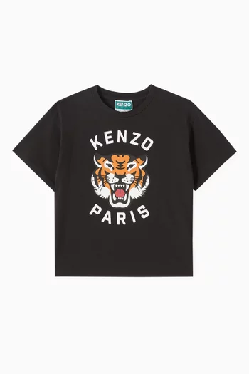 Logo Print T-shirt in Cotton