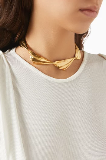 Thalassa 2.0 Necklace in 24kt Gold-plated Brass