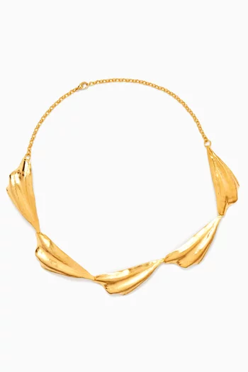 Thalassa 2.0 Necklace in 24kt Gold-plated Brass