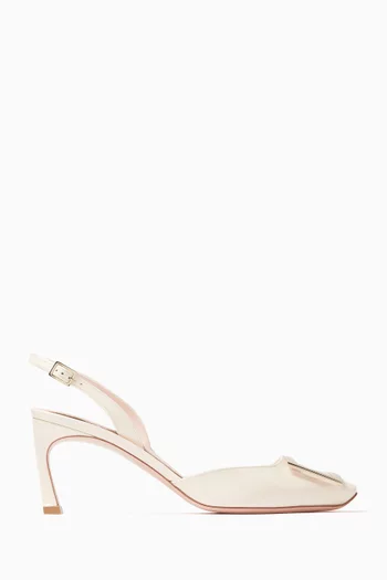 Trompette 70 Slingback Pumps in Patent Leather